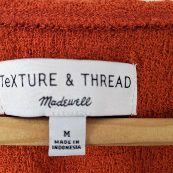 Madewell Textured Wrap Top with Side Tie - Picture 7 of 8